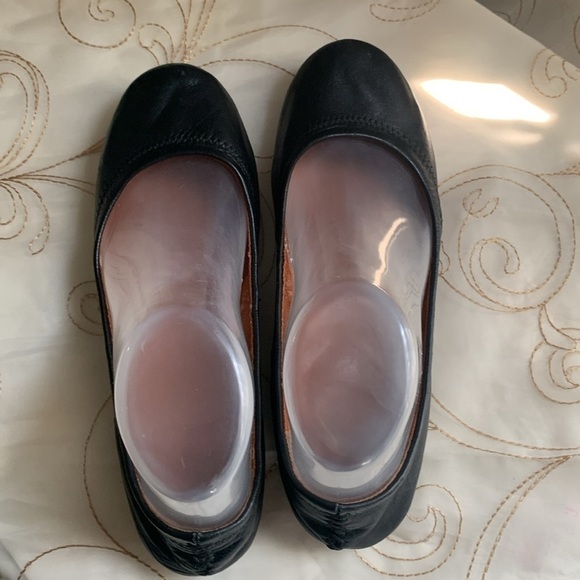 Lucky Brand Bkack Emmie Ballet Flats Size 6 1/2 - Picture 5 of 12